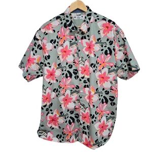 Free Planet Cotton Button Up Shirt